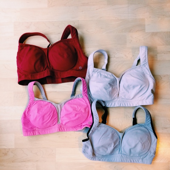 lululemon athletica Other - FOUR Lululemon Sport Bra's - Ta Ta Tamer